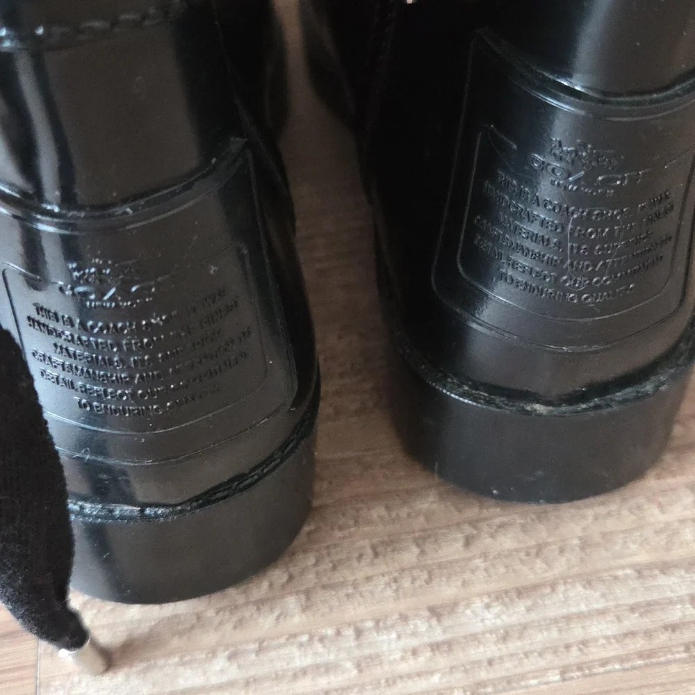 Stylish Black Coach Women's Boots